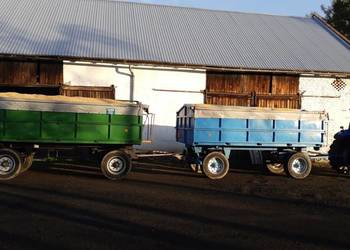 Przyczepy ciężarowo rolnicze BSS AGRO 12.09 i Brandyss 9