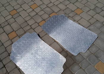 Golf II dywaniki aluminiowe idealnie dopasowane