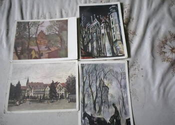 Pocztówki kolorowe - malowane miast Polskich.