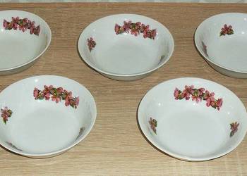 Porcelanowa miska i 5 salaterek firmy KAROLINA