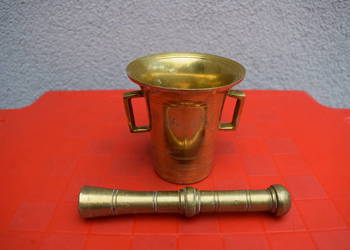 Możdzierz Mosięrzny Antyczny Waga 65dag*Wys.9cm*Okazja Olsztyn