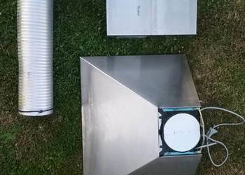 Okap kuchenny Whirpool AKR672 srebrny Inox stożkowy st.bdb