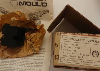 Kokila stalowa Palmetto cal.31 round ball