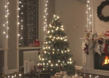 vidaXL Sznur 2000 lampek LED, do wewnątrz i na zewnątrz, 200 m,(SKU:51298)