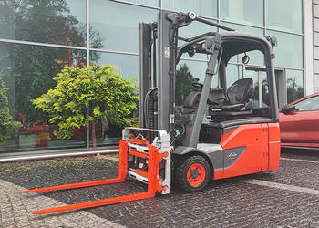 Wózek widłowy elektryczny Linde E16-02 1,6 t triplex 4,62 m 2017