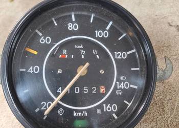 VW Garbus licznik ze wskaźnikiem paliwa i żarówkami,   10/74