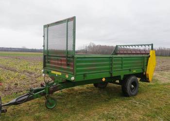 Rozrzutnik Obornika 3.5t Czarna Białostocka AGROMET najnowszy model zielony