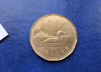 Stare monety 1 dolar 1987 Kanada