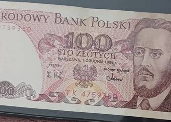 100 złotych  1.XII.1988 seria TK