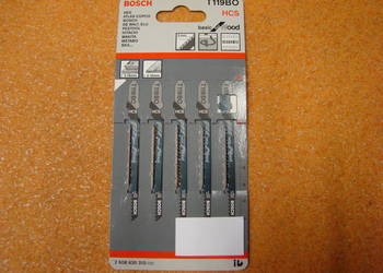 Brzeszczot BOSCH typ: T 119 BO 5 szt.  Ref. 2 608 630 310