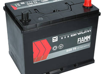 Akumulator Fiamm Black 12V 75Ah 640A P+ JFTP75-
