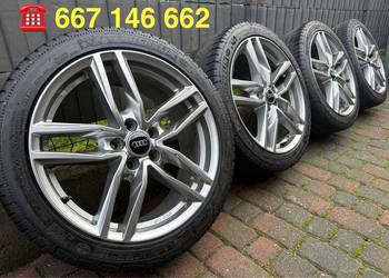 Zimowe 18 cali Audi A4 A5 A6 felgi koła komplet 5x112 ET45 8J