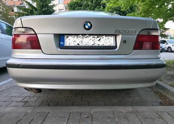 Zderzak tył tylny BMW E39 Titansilber Chrom