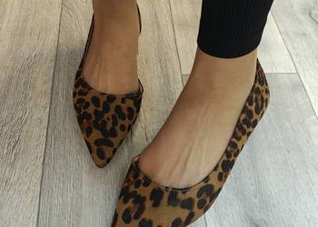 (43) Panterkowe baleriny wieczorowe, NOWE