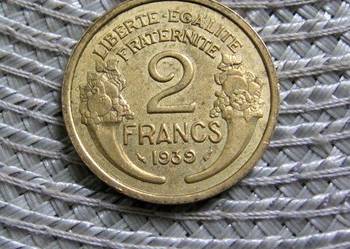 Francja 2 Franki 1939r