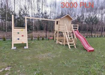 Nowy plac zabaw / domek dla dzieci / domek ogrodowy/ zjezdzalnia