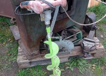 Wiertnica świder elektryczny do ziemi 15 cm