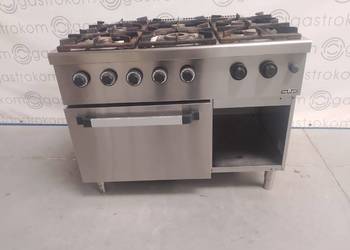 Kuchnia gazowa 6-palnikowa z piekarnikiem MBM - na gaz ziemny