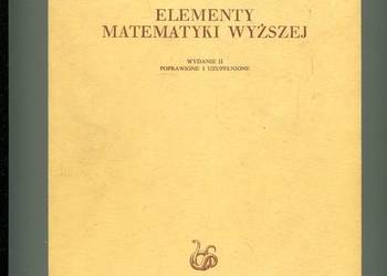 Elementy matematyki wyższej