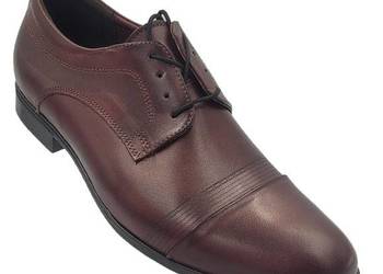 Brązowe Eleganckie Półbuty Męskie (roz 40 - 45)