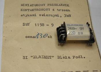 Przekaźnik kontaktronowy 3K8 9V- ELREMET