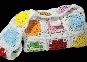 Torebka letnia plażowa ręcznie wykonana