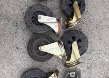 Koła, Kastory po demontażu.