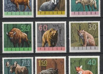 POLSKA - ZWIERZĘTA LEŚNE - 1965 - CZYSTE **