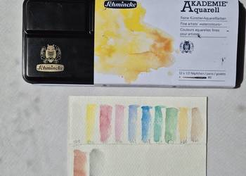 Farby akwarelowe Schmincke Akademie 12kolorów box