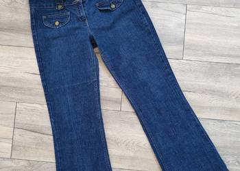 Spodnie jeansowe Dzwony Vintage Szerokie Atmosphere 42