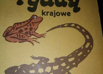 Płazy i gady krajowe książki używane antykwariaty szkolne