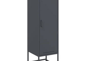 Szafka antracytowa 36x39x123 cm stal WM-846526