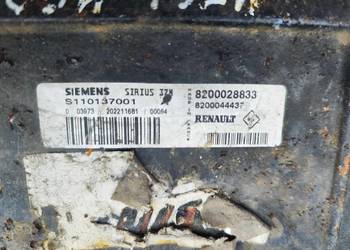 Renault Megane 1.6 - Sterownik komputer silnika S110137001