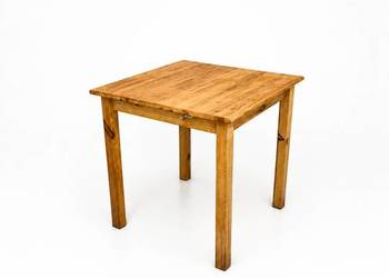 Stół kuchenny z Litego Drewna Sosnowego – klasyk, lita sosna 70x70 cm