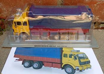 MERCEDES-BENZ NG 2236 Kultowe ciężarówki auta PRL Deagostini model 1/43 KcP
