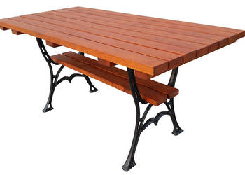 Stół Ogrodowy KRÓLEWSKI - nogi żeliwne - 160 cm