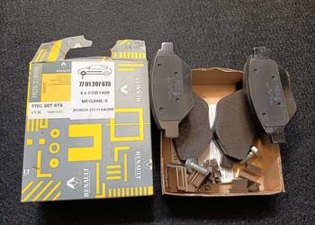 KLOCKI HAMULCOWE PRZÓD RENAULT MEGANE 7701207673
