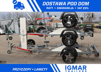 Przyczepa do łodzi TEMARED B500/18 z LED i kołem zapasowym