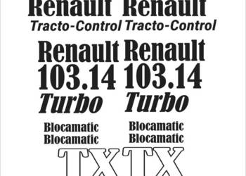 Naklejki Renault 103.14