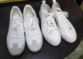 Trampki damskie rozm 39 - białe - foto 2 pary