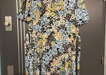 Blue Vanilla sukienka modny wzór kwiaty floral hit roz.42