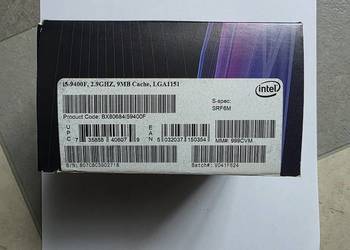 Procesor Intel i5-9400F (bez grafiki zintegrowanej)