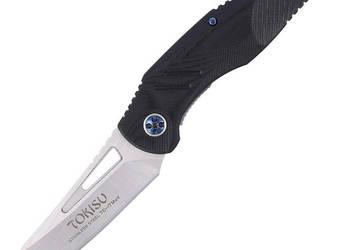 Nóż składany TOKISU Tactical, Black G10, Satin (18685)