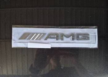 AMG emblemat na tylną klapę. Mercedes w204 s204 i inne 18,5cm NOWY AMG emblemat na tylną klapę. Mercedes w204 s204 i inne 18,5cm NOWY