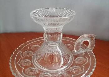 Kaganek szklany Ząbkowice PRL