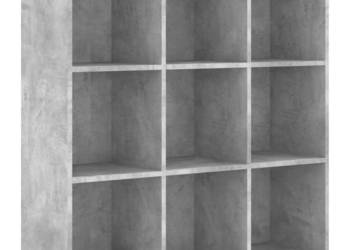 vidaXL Regał na książki, szarość betonu, 98x29x97,5 cm(SKU:801129)