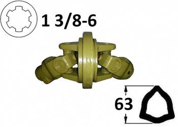 Kompletny przegub homokinetyczny na rurę 63mm 95082