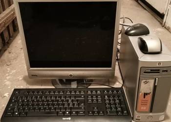 Zestaw komputerowy mini HP pawilon komple