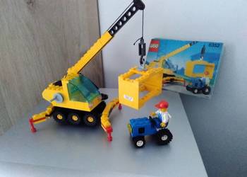 LEGO 6352 Żuraw cargomaster z ciągnikiem 1991r. Dźwig