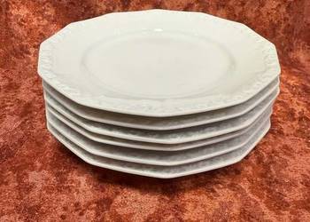 Talerzyki 15,5 cm Rosenthal Maria Biala 6 sztuk